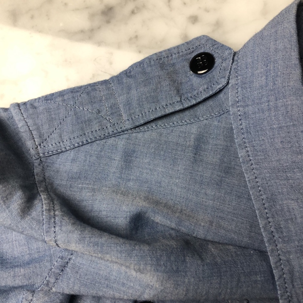 NILI LOTAN Blue Button-Up Shirt Size M - Picture 10 of 14